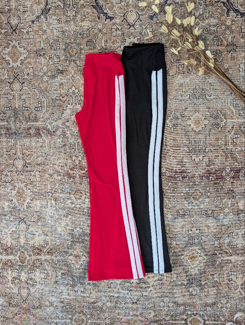 Double stripe Athletic pant set XS